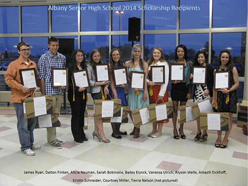 The students from the class of 2014